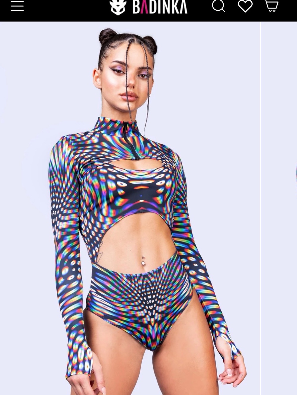 Pulsar Shrug 2 Piece Bodysuit